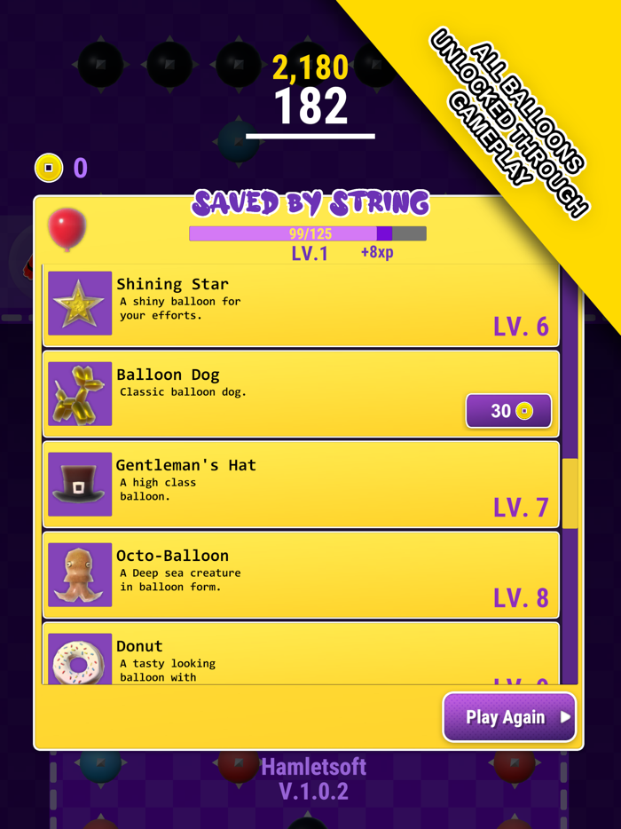 A Balloon Saved by String