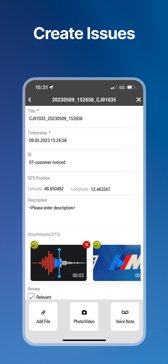 BRiAN Mobile Report App MRA
