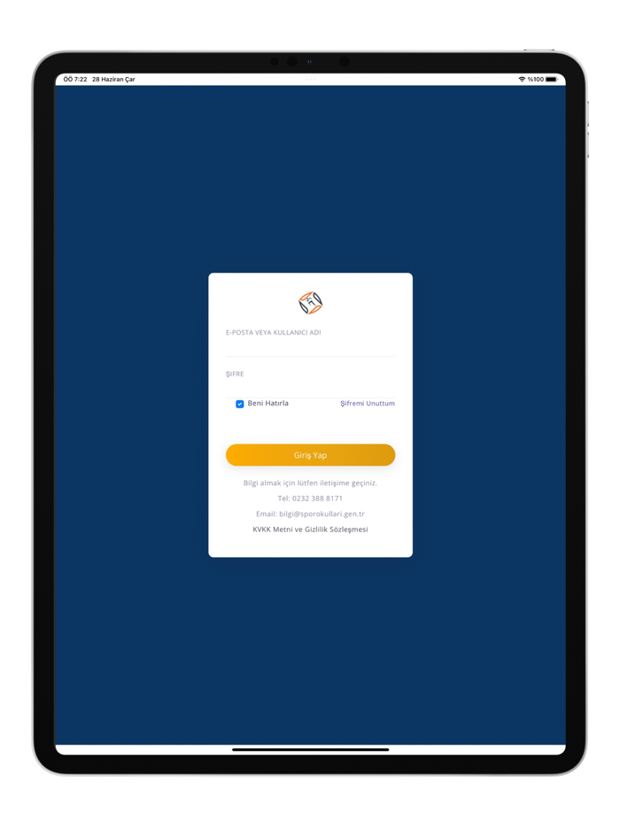 Spor Okulları Yönetim Sistemi