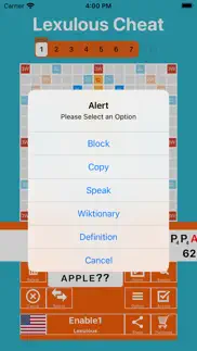 lexulous cheat & solver iphone screenshot 3