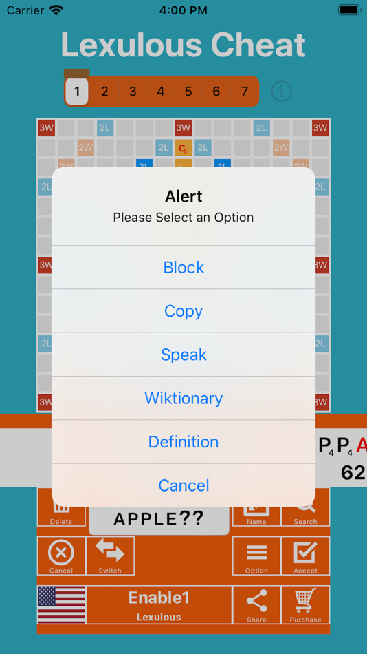 #3. Lexulous Cheat & Solver (iOS) 由: Mohit Singi