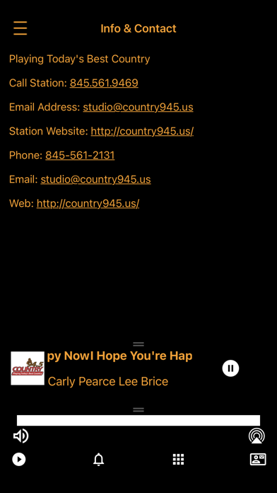 Country 945 WJGK HD2 Screenshot