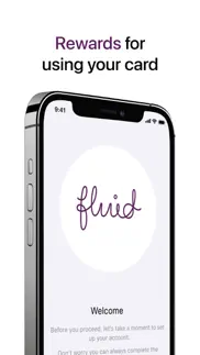 fluid card iphone screenshot 1