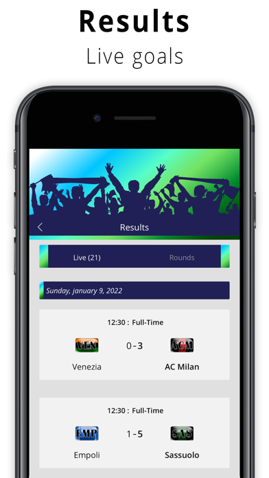 Info Italy League Screenshot