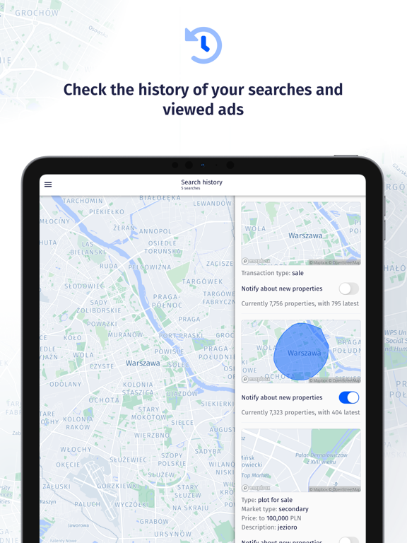 Morizon.pl Real Estate App iPad screenshot 8 - Lifestyle app