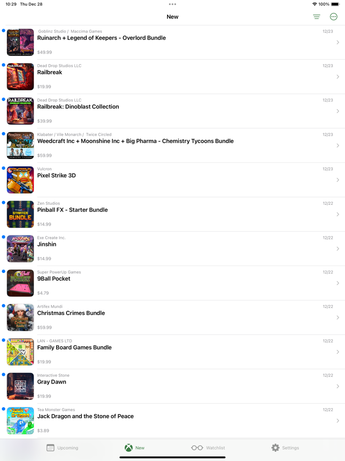 Strix - Console Game Tracker