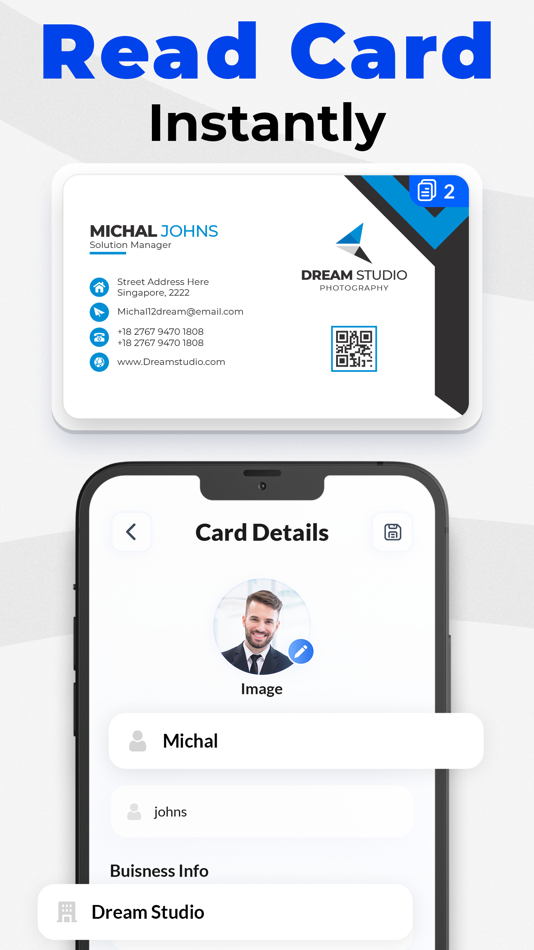 #2. Business Card Scan & Reader (iOS) 由: Sunil Zalavadiya