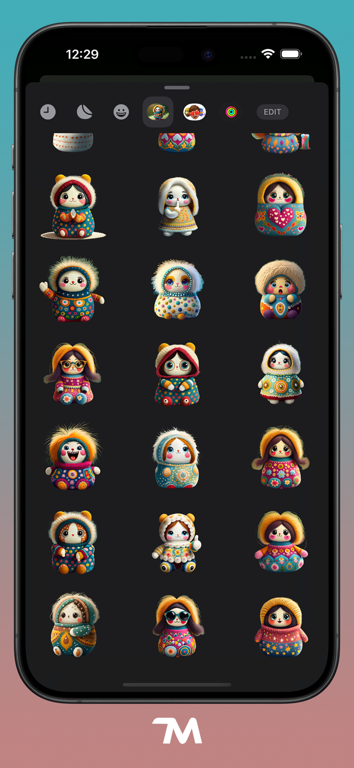 Wooly Dolls Stickers