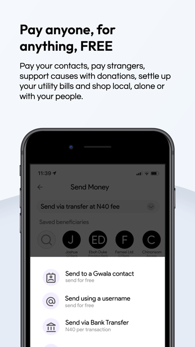 Ourgwala - group banking app Screenshot