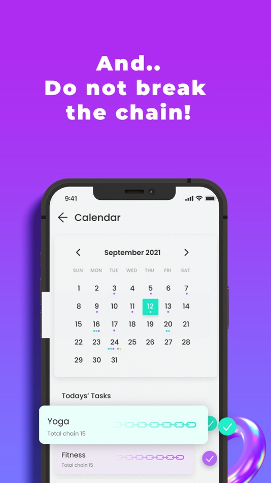 #7. Goal Setting-Self Care Routine (iOS) Podle: Perdus Labs