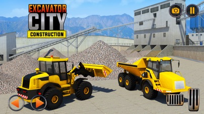 City Construction Excavator 3D Screenshot