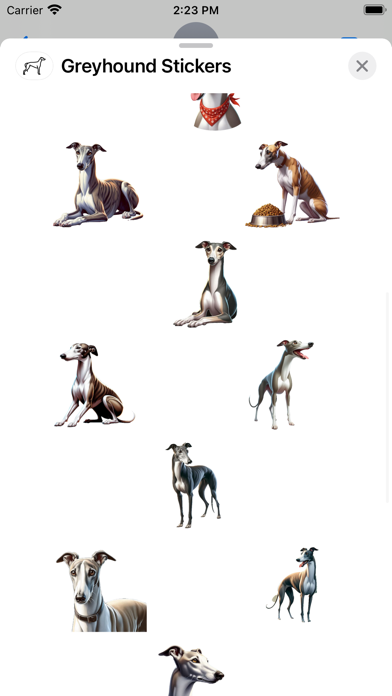 Screenshot #2 pour Greyhound Stickers
