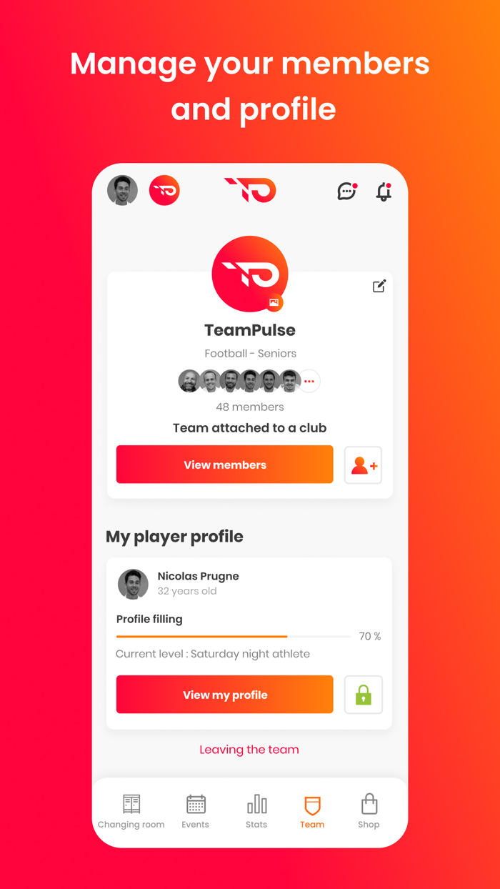 TeamPulse - Team management