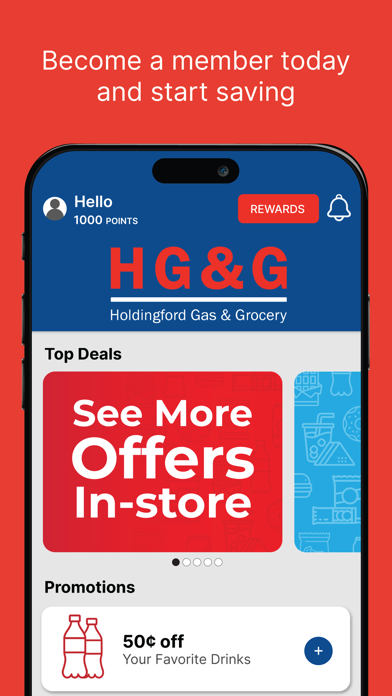 Holdingford Gas & Grocery Screenshot
