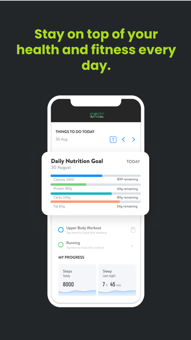 RiPT Fitness Coaching Screenshot