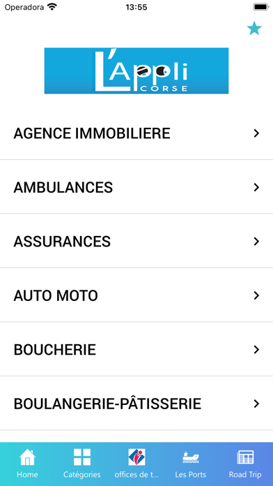 L'appli Corse Screenshot