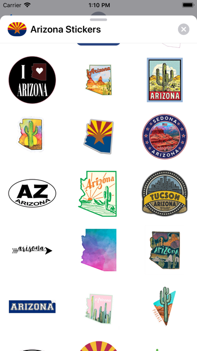 Arizona emoji - USA stickers Screenshot