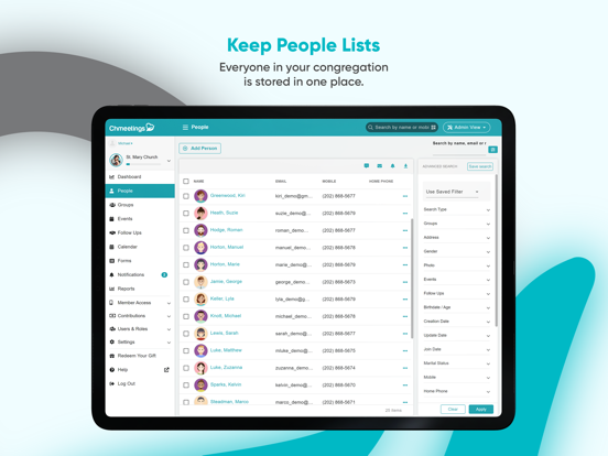 Screenshot #4 pour ChMeetings