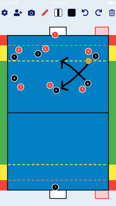 Water Polo Tactic Board Screenshot