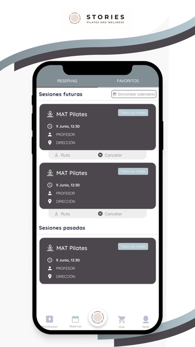 STORIES pilates & wellness Screenshot