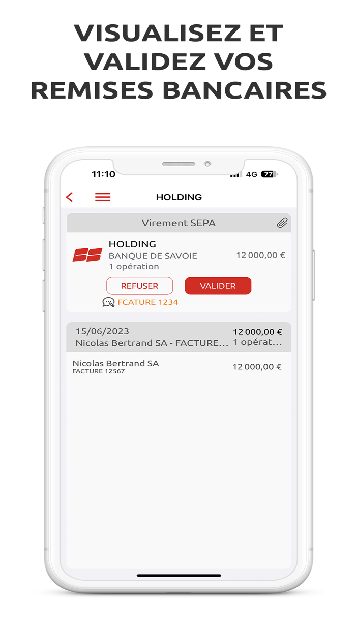 Suite Mobile Banque de Savoie