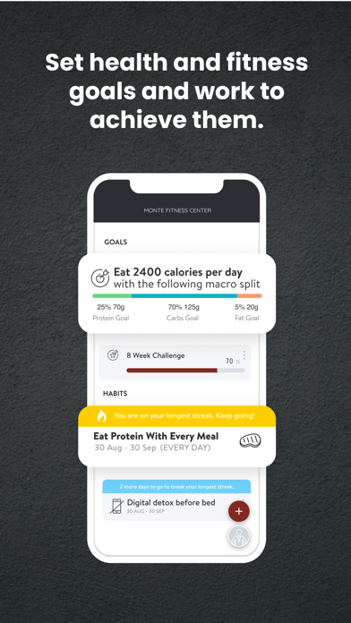 Monte Fitness Center Screenshot