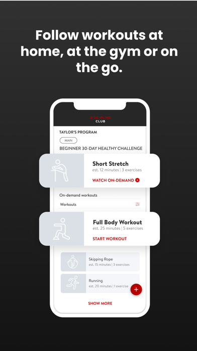 Discipline Club Screenshot