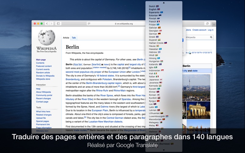 Screenshot #1 pour Translate for Safari