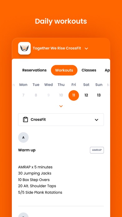 Together We Rise CrossFit Screenshot