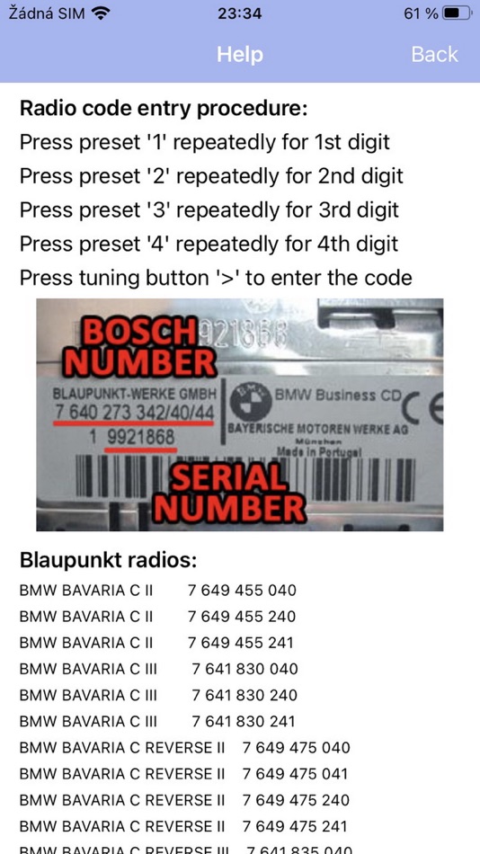 #2. RADIO CODE for BMW BUSINESS (iOS) 由: Petr Svihovec