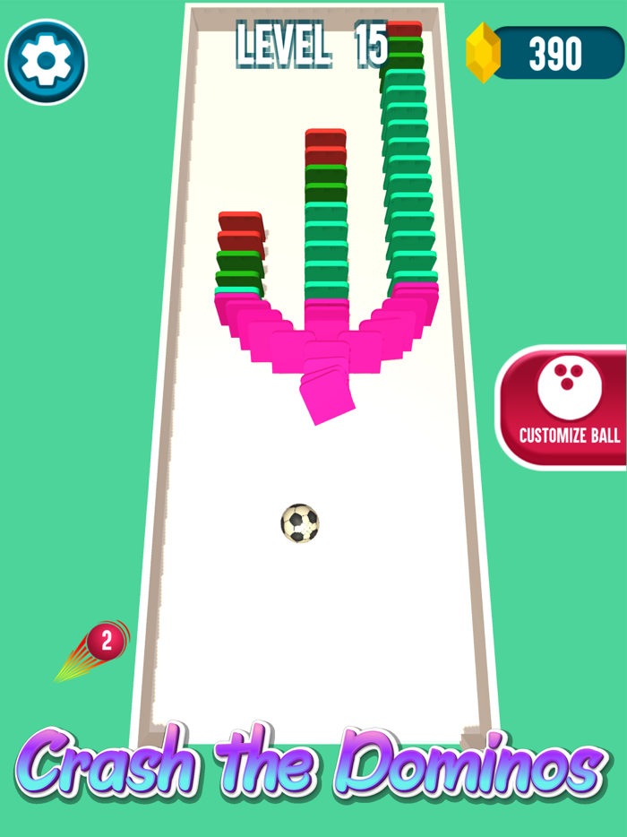 Domino Game - Roll and Topple