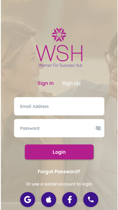 Women for Success Hub Screenshot