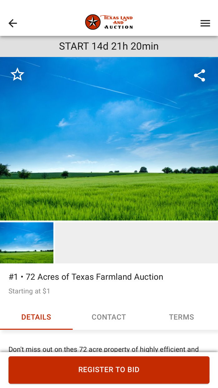 Texas Land and Auction