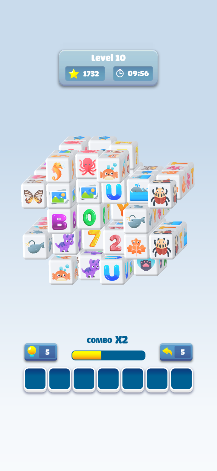 Cube Crush - 3D Match Puzzle