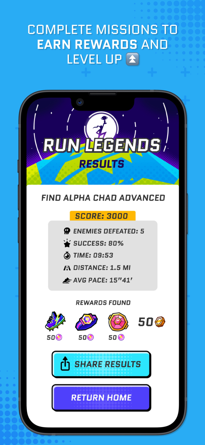 Run Legends Co-op Fitness RPG