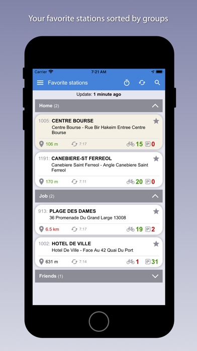 Marseille Bikes Screenshot