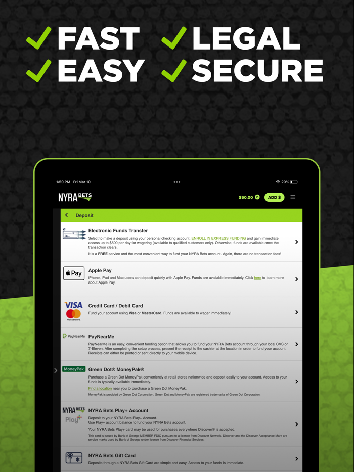 NYRA Bets - Horse Race Betting