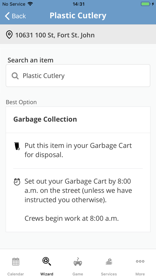 #4. Waste Wise (iOS) 由: City of Fort St John