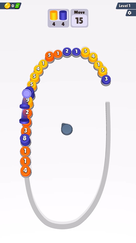 #1. Stack Mania 3D (iOS) Podle: Berat Oguz