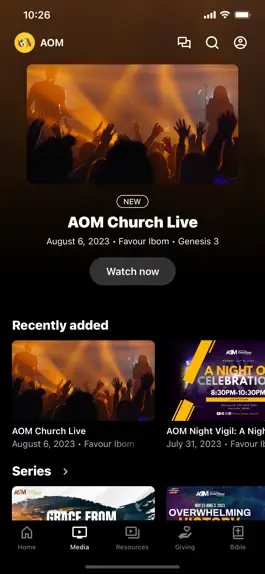 Game screenshot BICF AOM Church apk
