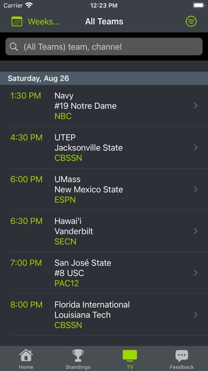 Minnesota Football Schedules screenshot-4