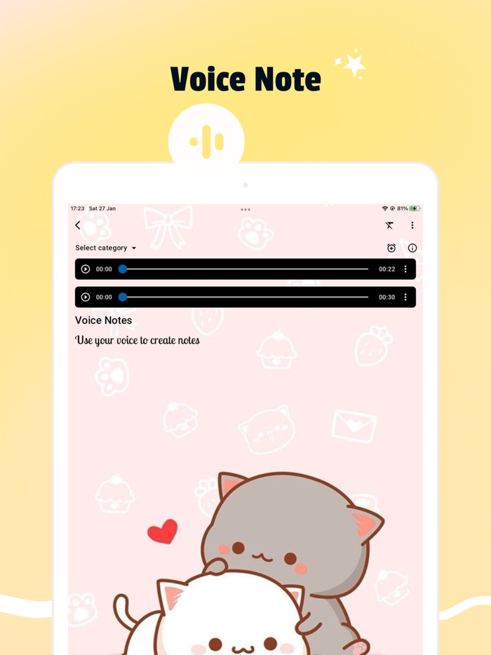 Daily Notes-Notepad, Checklist