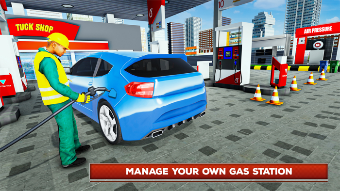 Gas Service Station Simulator