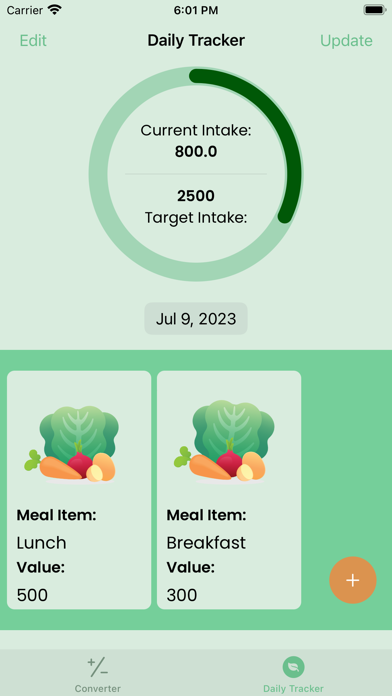 Calorie Count: KJ to Calorie Screenshot