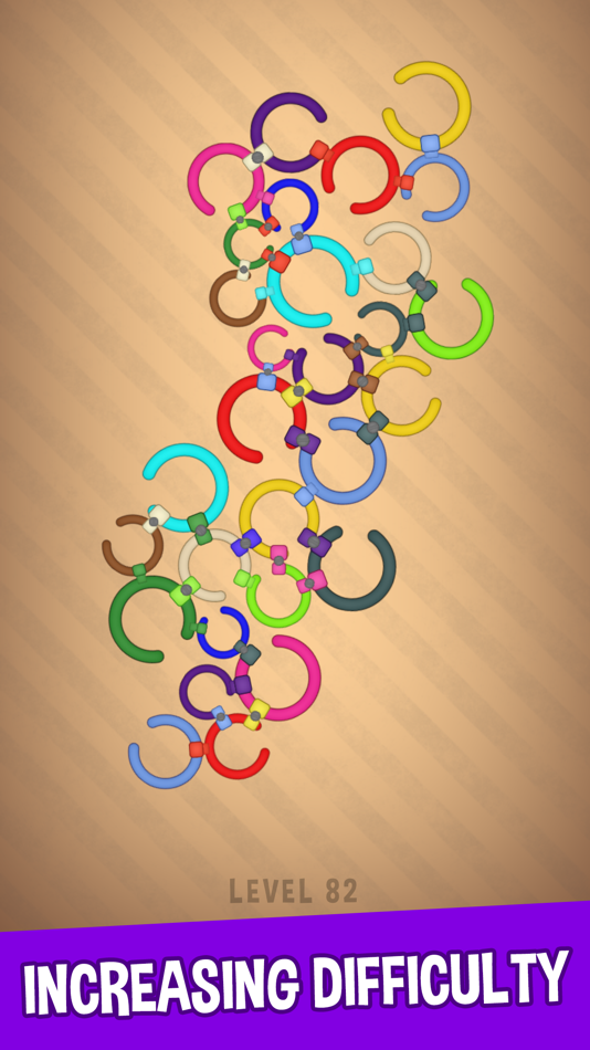 #5. Untie the Rings: Circle Rotate (iOS) 由: Daniel Cornelis Johannes Maria van Geel