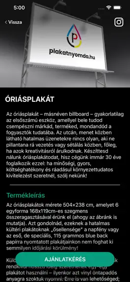 Game screenshot Plakátnyomda apk