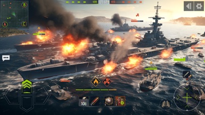 海軍 戦争 ・ 軍艦 戦艦 ゲームのおすすめ画像3