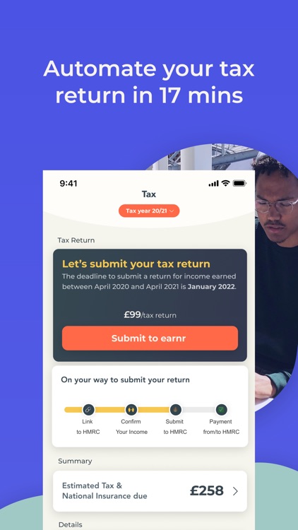 Earnr | Tax & Finance screenshot-3
