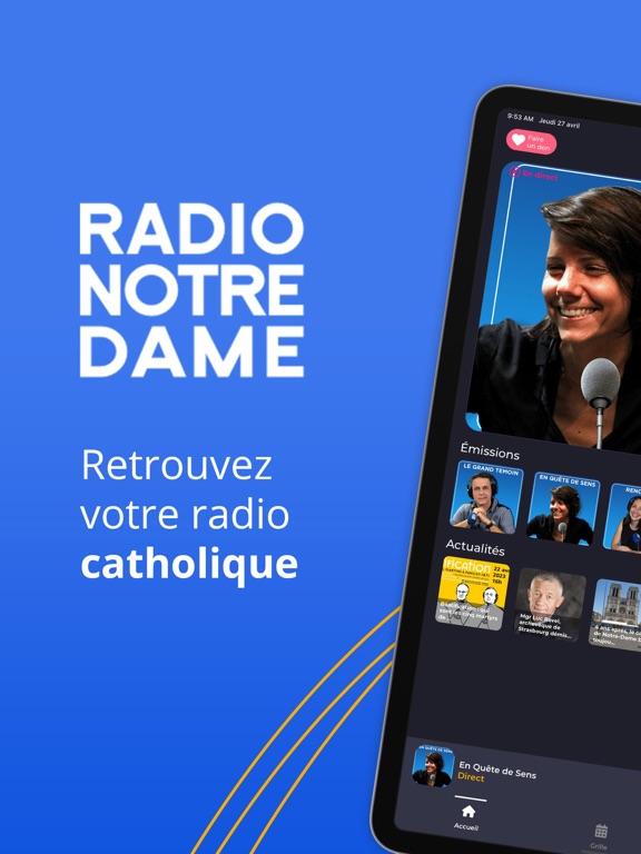 Screenshot #4 pour Radio Notre Dame - FM 100.7