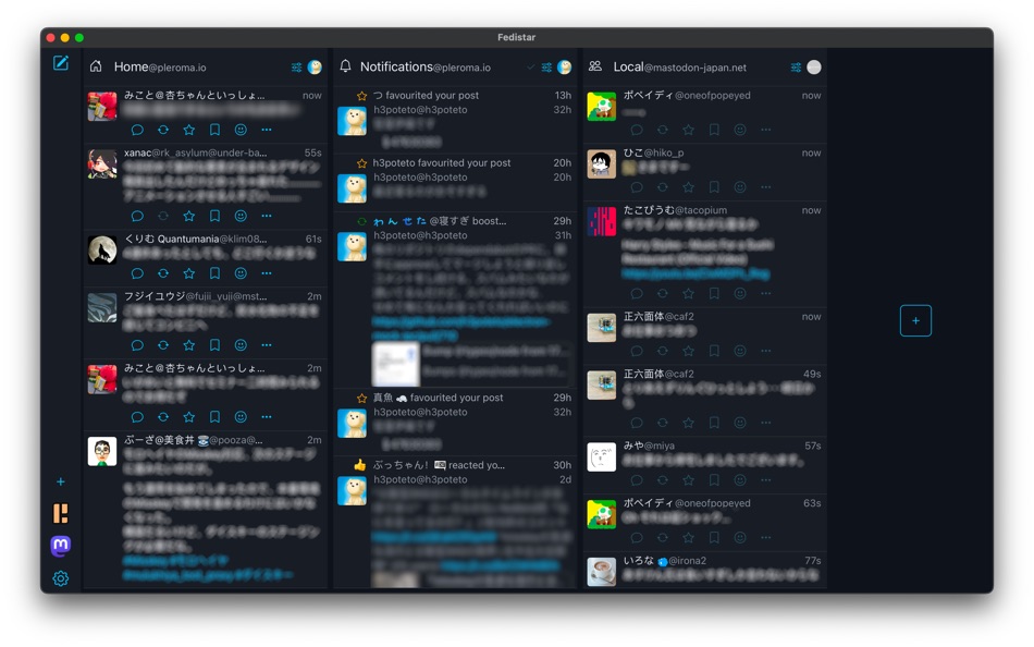 #1. Fedistar (macOS) Podle: Akira Fukushima